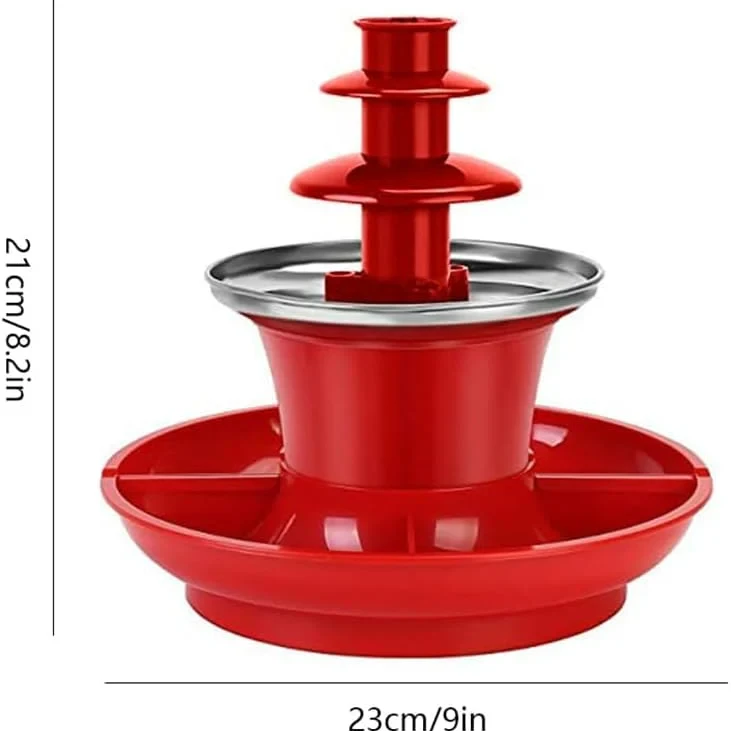 Chocolate Fountain Machine, Mini Fondue Set - 3
