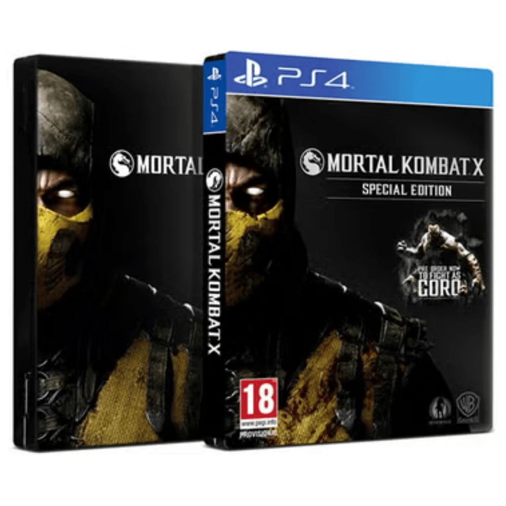 Mortal Kombat X Steelbook - PlayStation4 | PS4 (Used)