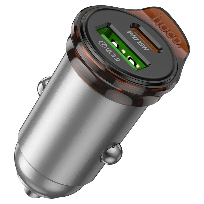 HOCO 43W CAR CHARGER DUAL PORT NZ16A - 2