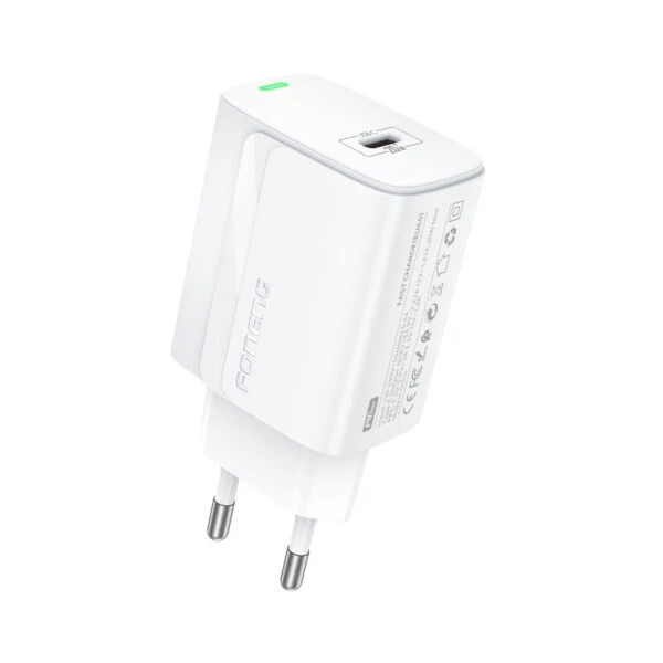 FONENG EU65 SINGLE ADAPTER FAST CHARGER USB-C 20W - 2