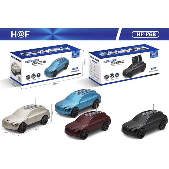 H@F SPEAKER BLUETOOTH BENTLEY SOLAR CHARGE MODEL F68 BLACK