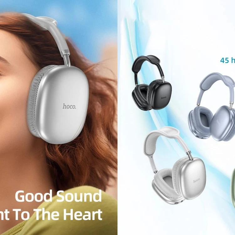 HOCO W35 COMFORTABLE WIRELESS HEADPHONE 90H - 2