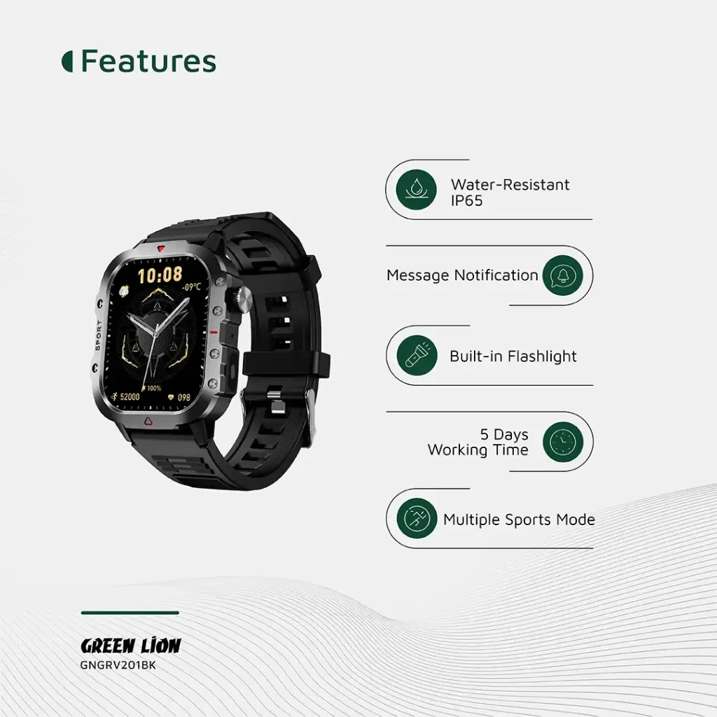 GREEN LION GRAVIX SMART WATCH - 2