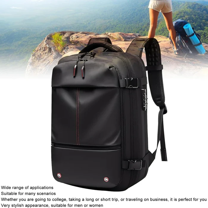 Vacuum Compression Travel Backpack With Pump – Space Saver Bag For Camping & Luggage Travel Backpack With Pump â€“ Space Saver Bag For Camping & Luggage - 6