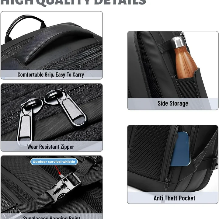 Vacuum Compression Travel Backpack With Pump – Space Saver Bag For Camping & Luggage Travel Backpack With Pump â€“ Space Saver Bag For Camping & Luggage - 7