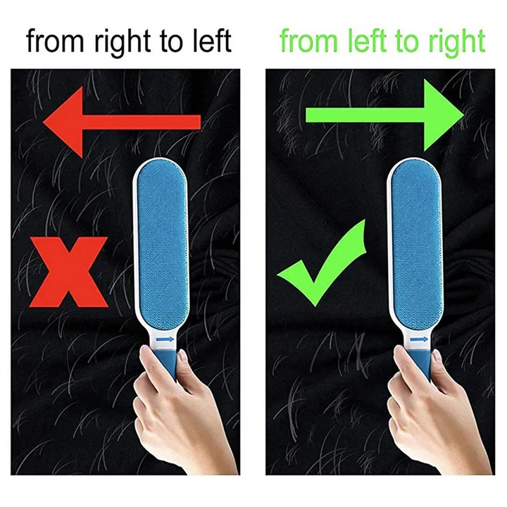 Pet Hair Remover Brush For Dogs And Cats With Efficient Double-Sided Self Cleaning Base, Animal Hair Removal Tool - 5