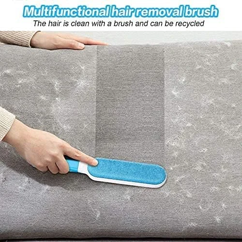 Pet Hair Remover Brush For Dogs And Cats With Efficient Double-Sided Self Cleaning Base, Animal Hair Removal Tool - 9