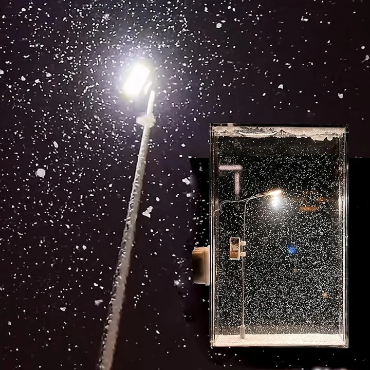 Snow Tales Lamp – Christmas Snowy Street Scene Snow Globe Night Light - 6