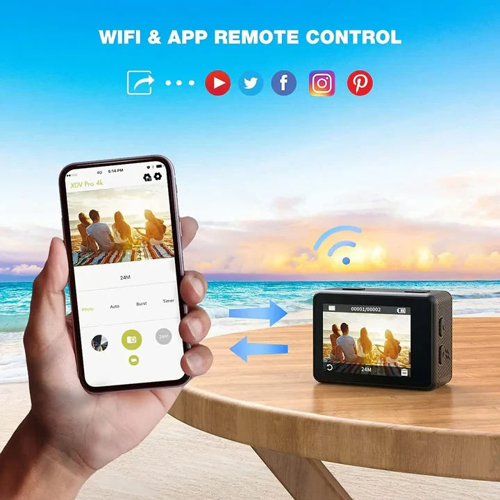 4K Action Camera With Sony IMX179 Sensor - 2