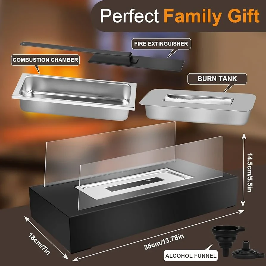 Table Fire Place Ethanol For Indoor & Outdoor - 4