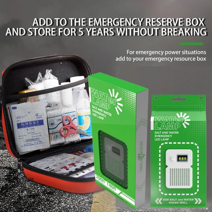 Portable Salt Water LED Lamp For Camping, Hiking & Emergencies - 13