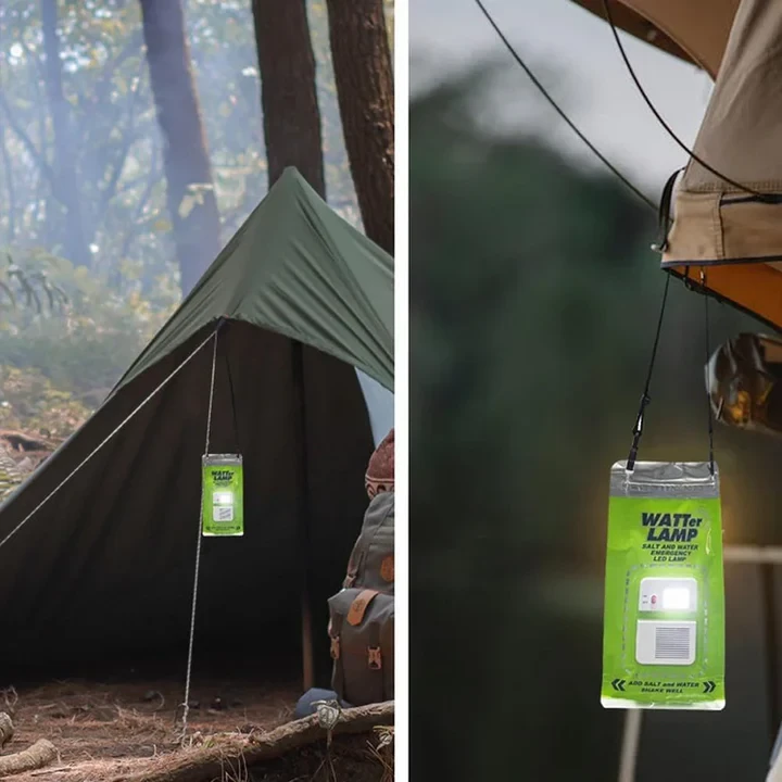 Portable Salt Water LED Lamp For Camping, Hiking & Emergencies - 11