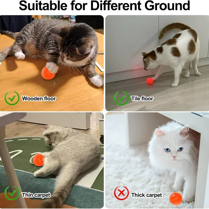 Small Bouncing Ball For Pets Gadget Play - 4