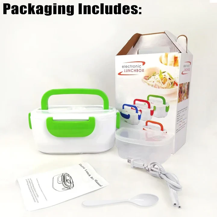 Electric Lunch Box – Portable Food Warmer For Work & Travel - 3