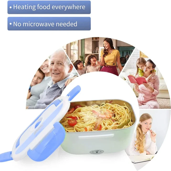 Electric Lunch Box – Portable Food Warmer For Work & Travel - 8