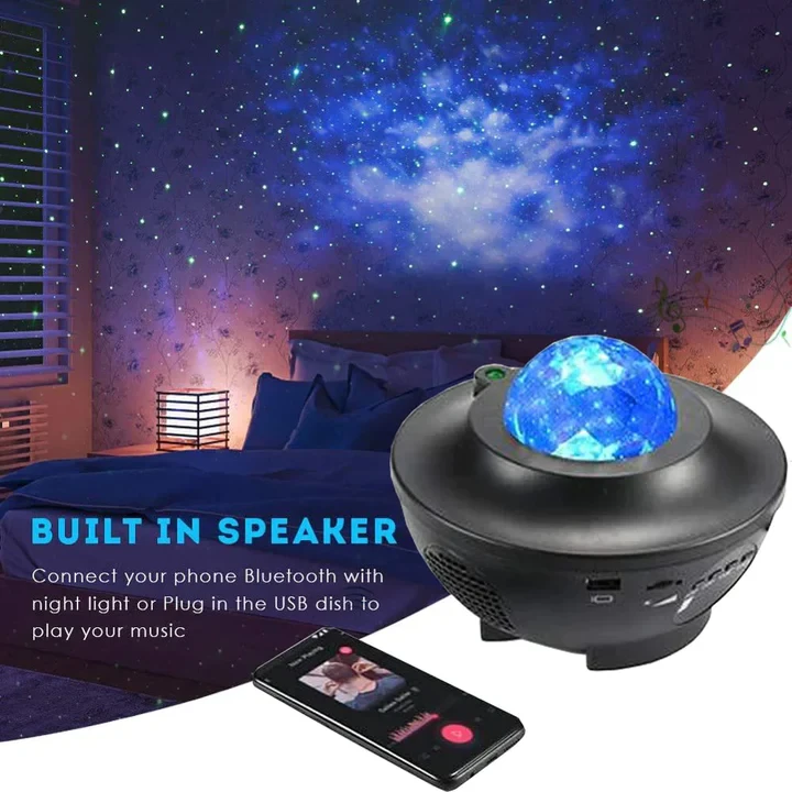 Galaxy Projector With Speaker - 2