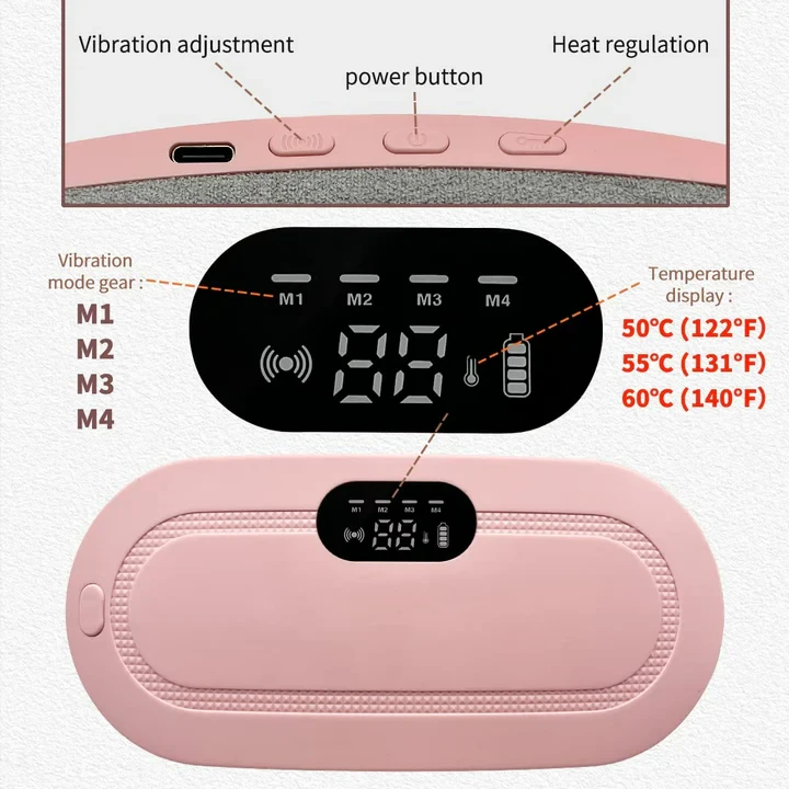 Portable Cordless Heating Pad For Menstrual Cramps Relief For Stomach Period - 3