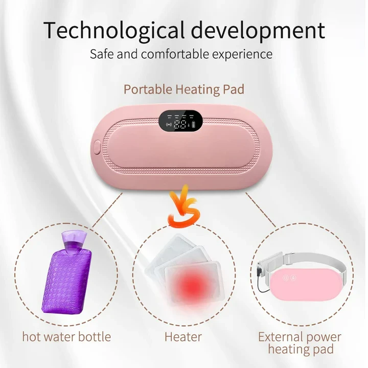 Portable Cordless Heating Pad For Menstrual Cramps Relief For Stomach Period - 4