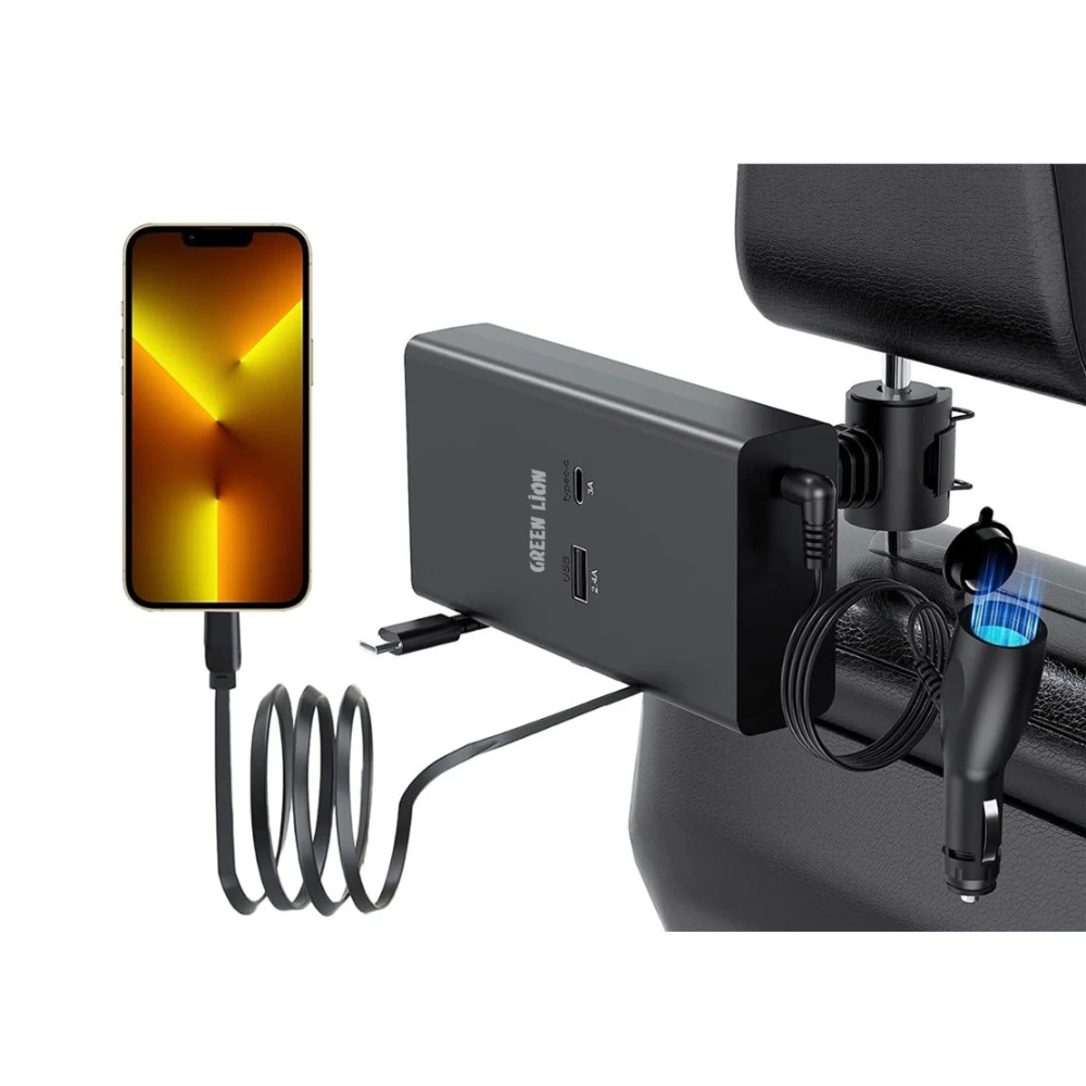 GREEN LION BACKSEAT CAR CHARGER 65W - 2