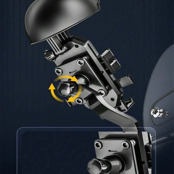 SHADE FROM THE SUN AND RAIN SMALL HELMET PHONE HOLDER - 9