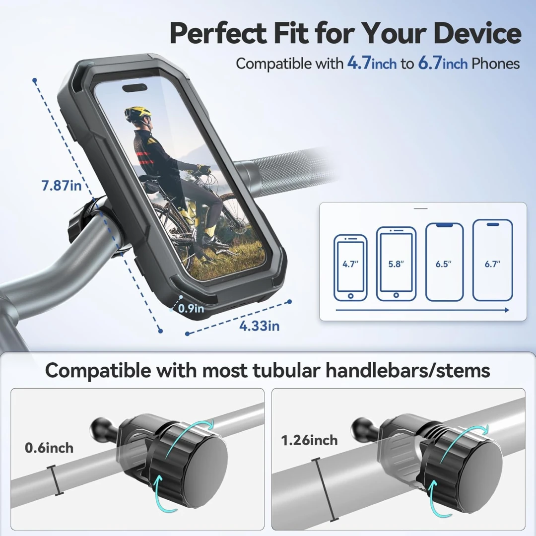 WEATHER RESISTANT BIKE/ MOTORBIKE MOUNT - 3