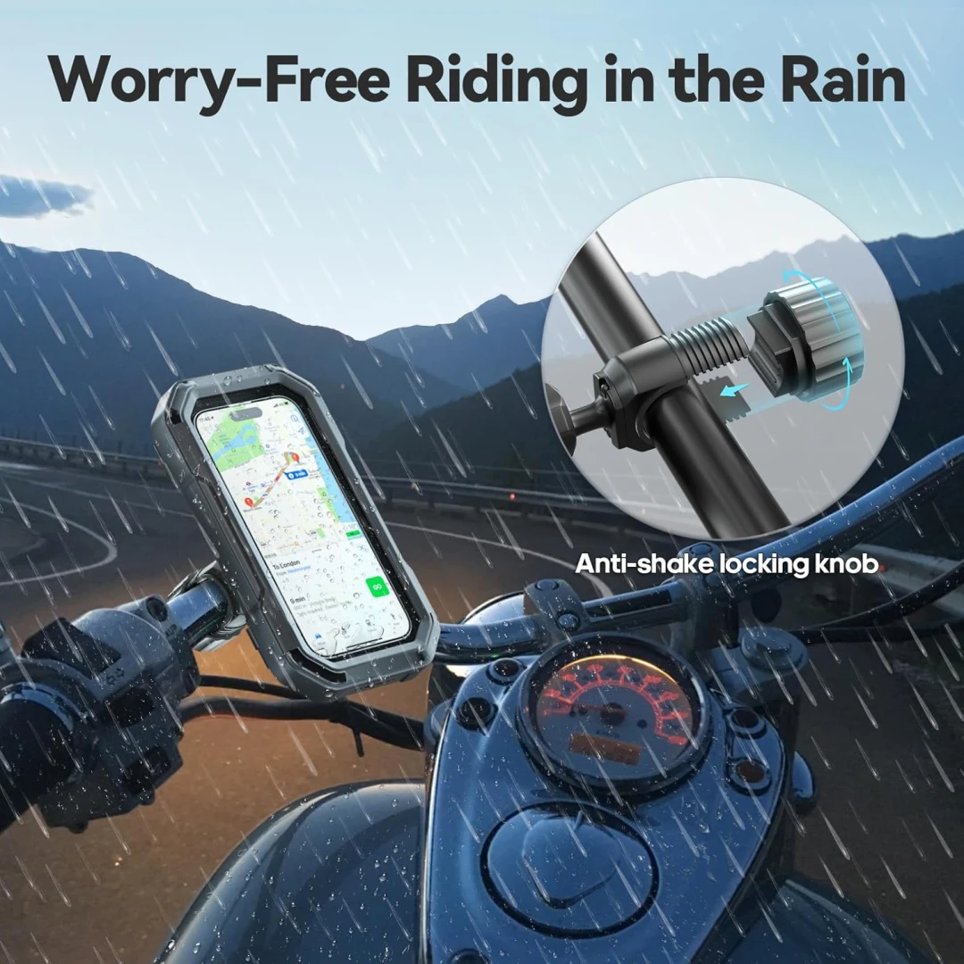 WEATHER RESISTANT BIKE/ MOTORBIKE MOUNT - 7