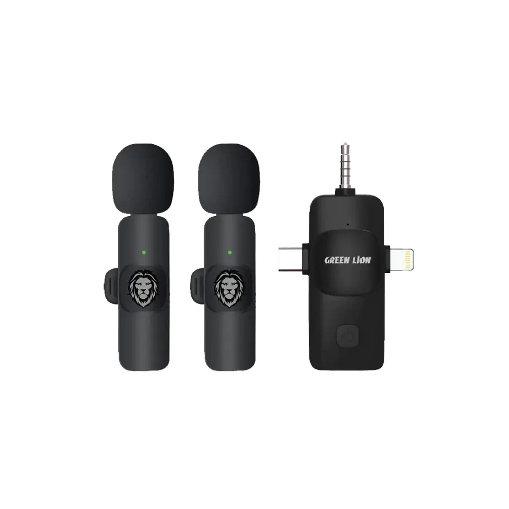 GREEN LION 3 IN 1 MICROPHONE TYPE C - LIGHTNING - 2