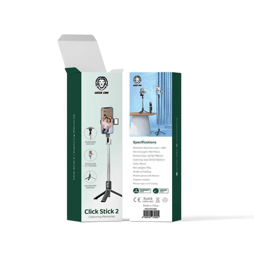 GREEN LION CLICK STICK 2 SELFIE