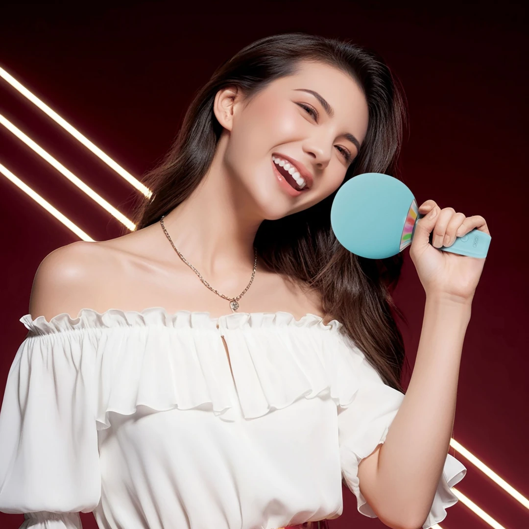 XO BE50 WIRELESS MICROPHONE FOR KARAOKE - 3