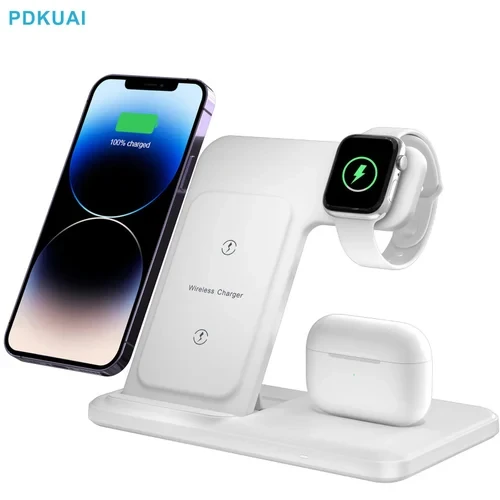 3 IN 1 WIRLESS CHARGER 15W FOR IPHONES | IWATCHES | AIRPODS