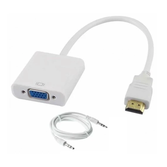 CABLE HDMI TO VGA + AUDIO ADAPTER