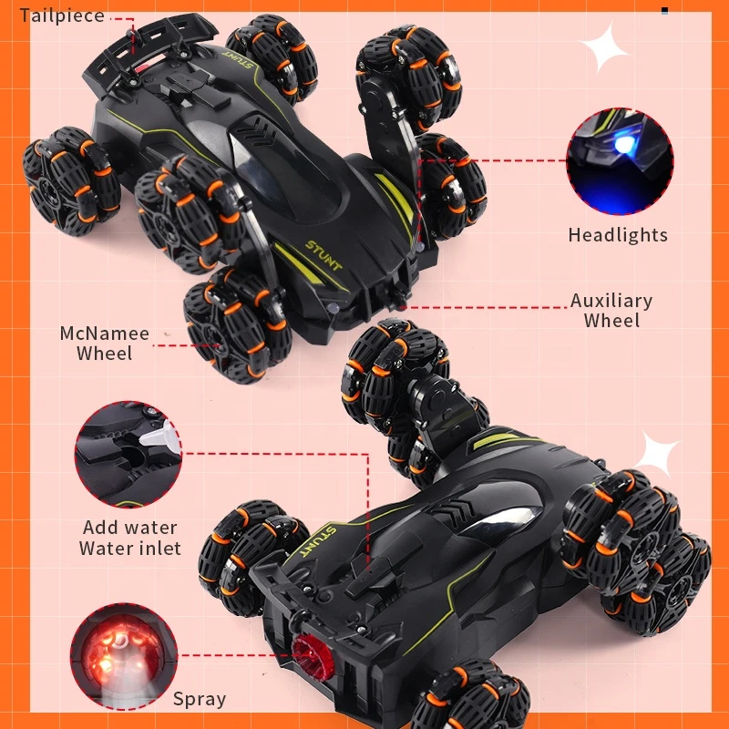 CAR SPRAY DRIFT WITH REMOTE CONTROL 2380-1 - 2