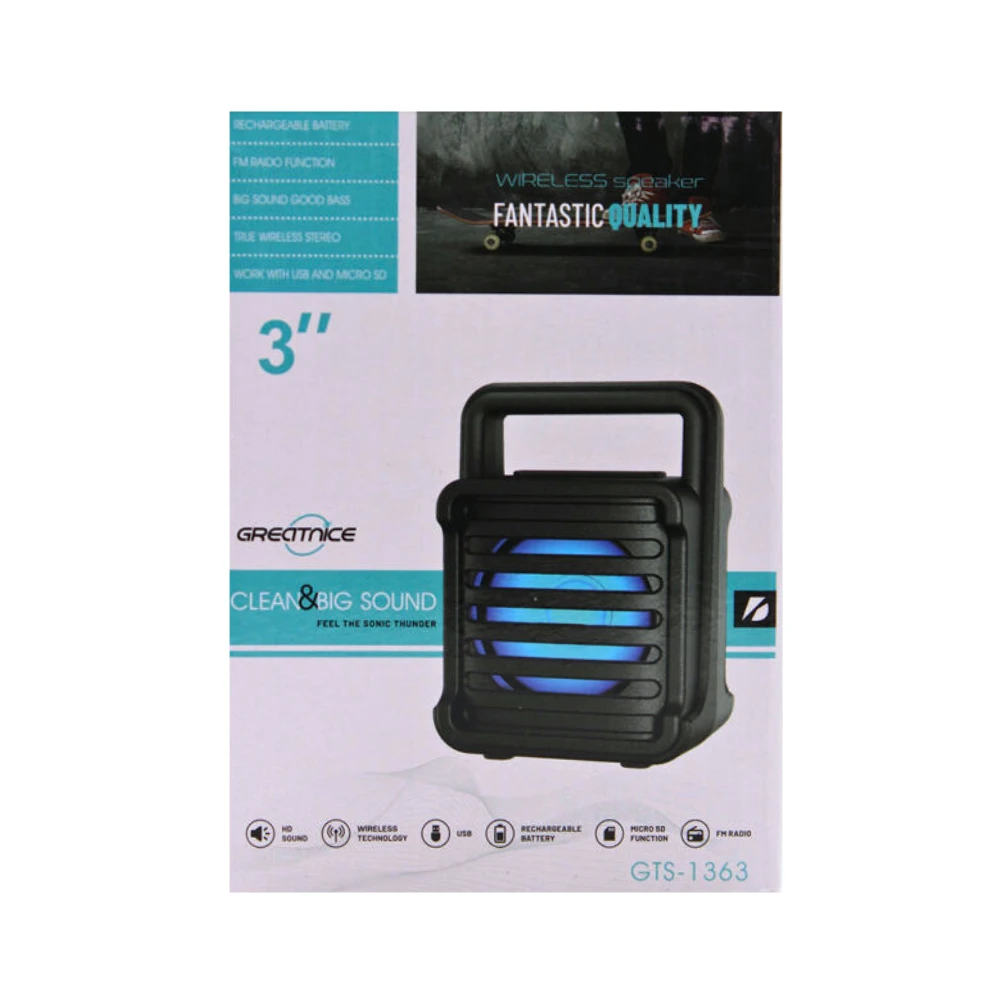 FANTASTIC  GTS1363 3" WIRELESS SPEAKER