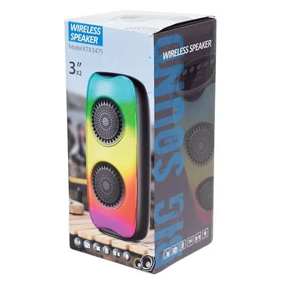 FANTASTIC  KTX1475 3" WIRELESS SPEAKER DOUBLE RGB
