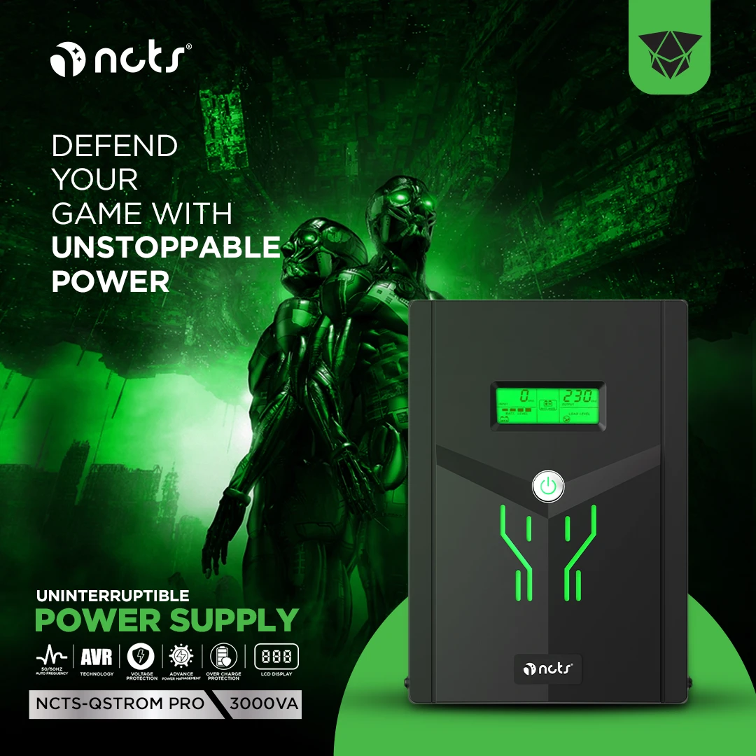 NCTS QSTROM PRO 3000VA (1800WATT) - 2