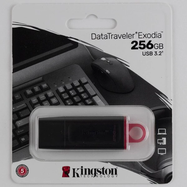 KINGSTON DATA TRAVELER EXODIA 256GB FLASH MEMORY USB 3.2