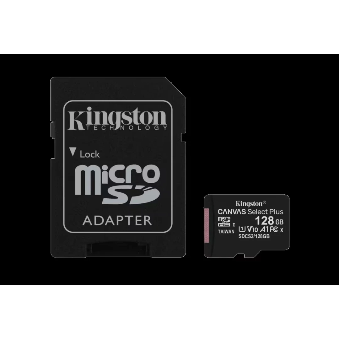 KINGSTON MEMORY CARD 128 GB - Black - 2