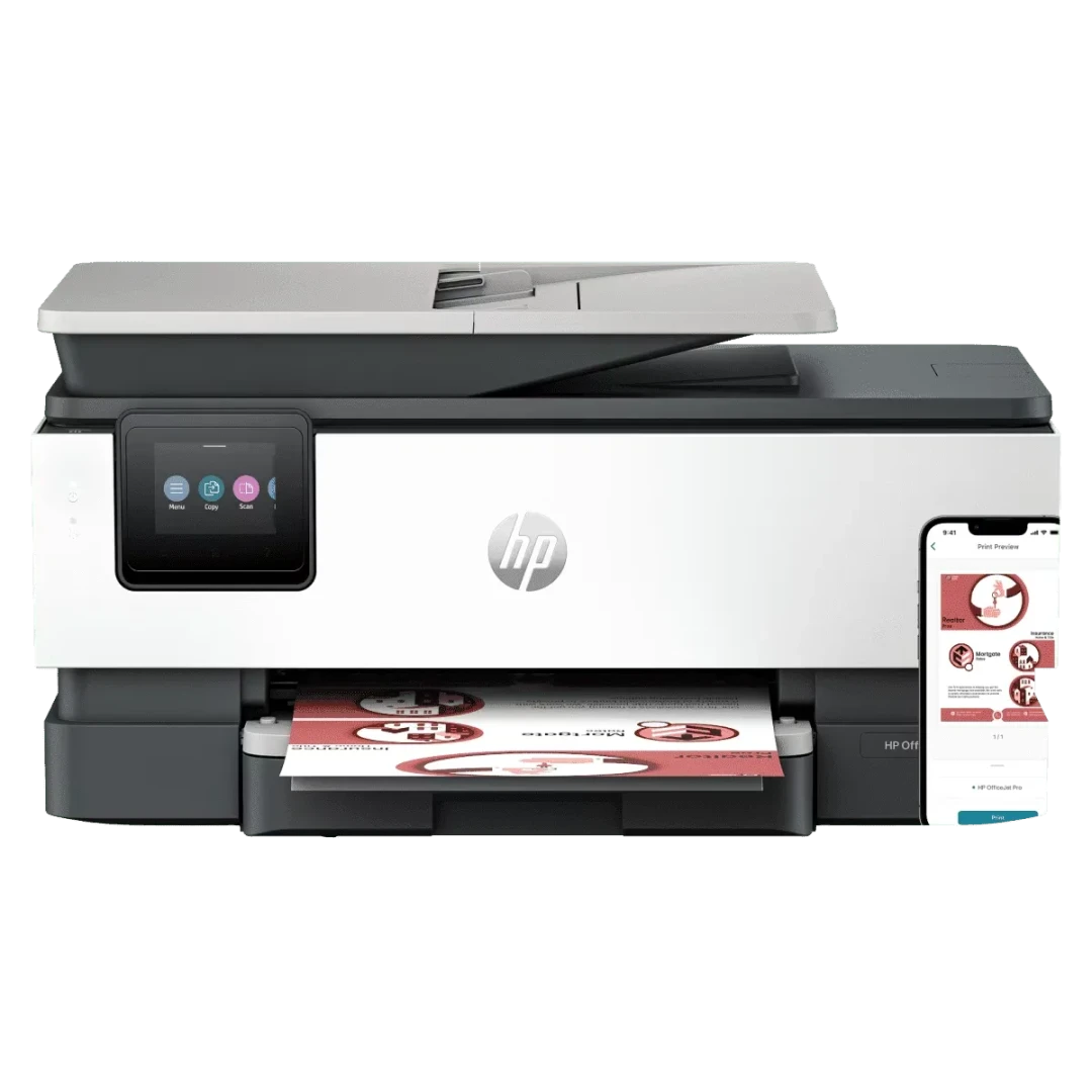 HP (405W0C) OfficeJet Pro 8123 All-in-One Color Printer - Print;Scan;Copy - Wifi - Grey