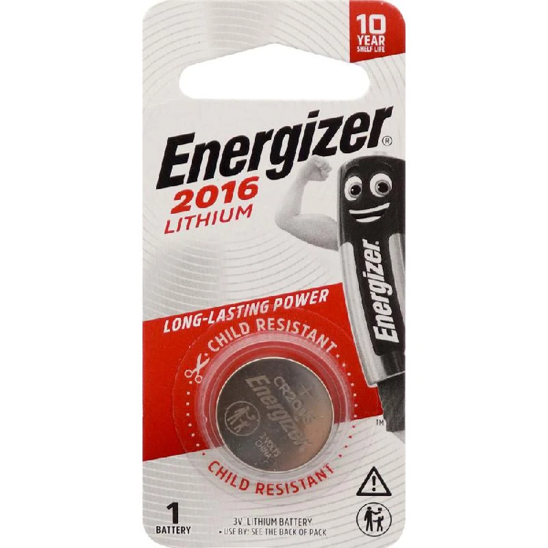 ENERGIZER CR2016 BPI BATTERY LITHIUM
