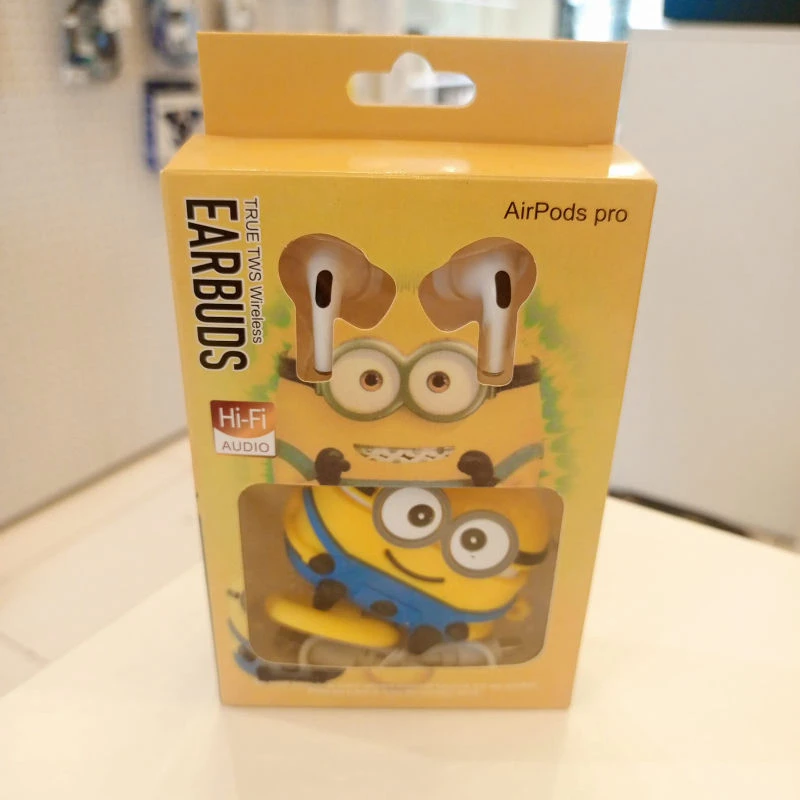 CARTOON AIRPODS PRO CHARACTER MINION-YELLOW