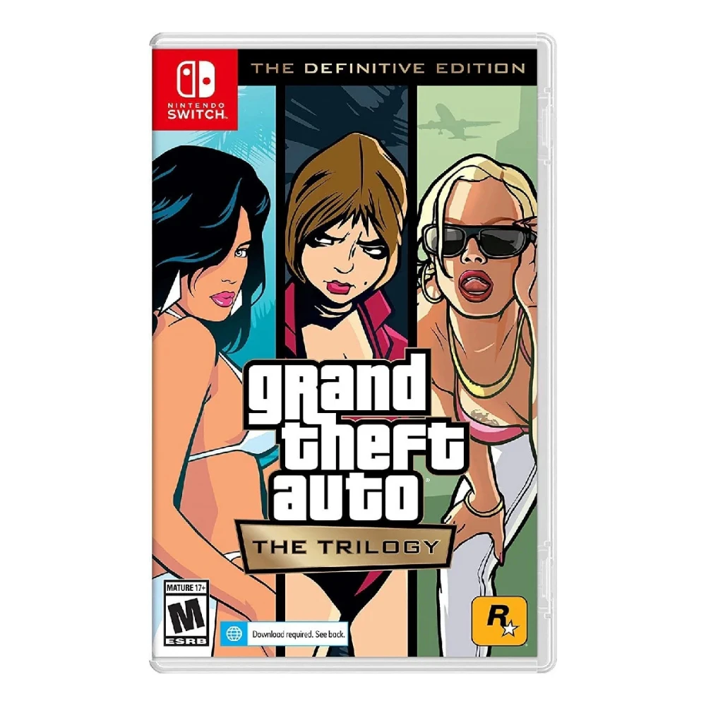 Grand Theft Auto: The Trilogy the Definitive Edition GTA - Nintendo Switch