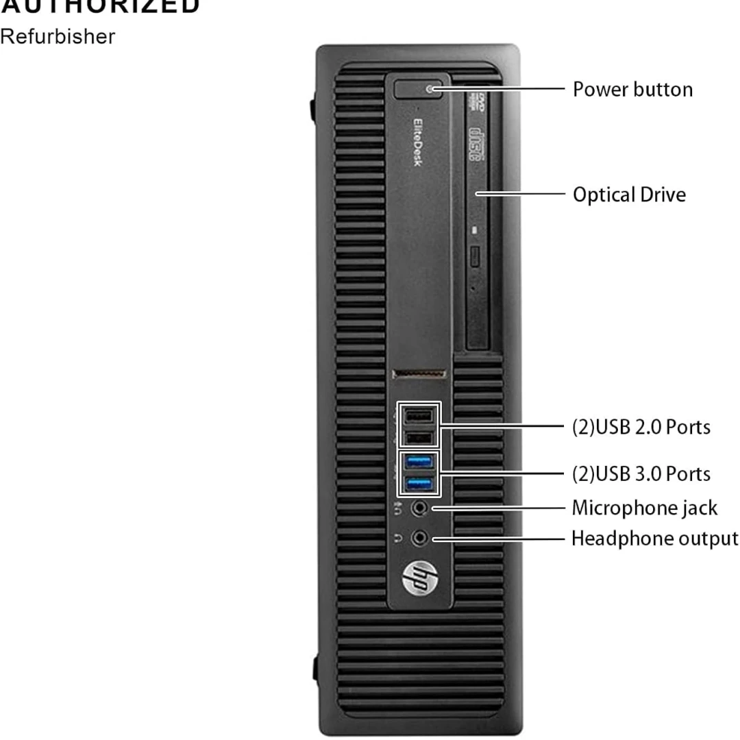 HP ProDesk 600 G2 Tower Intel® Core™ I5-6500 | 8GB DDR4 | 256GB SSD - 5