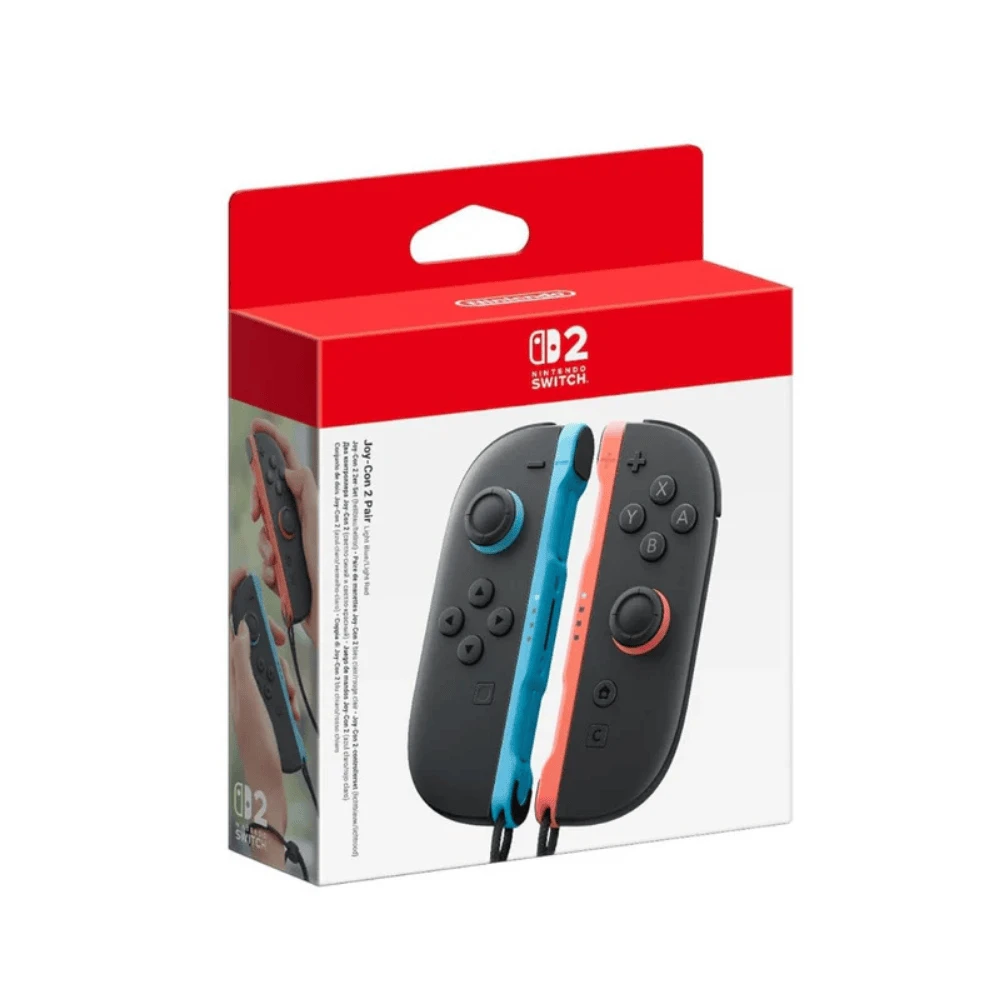 Nintendo JoyCon 2 Pair - Light Blue and Light Red