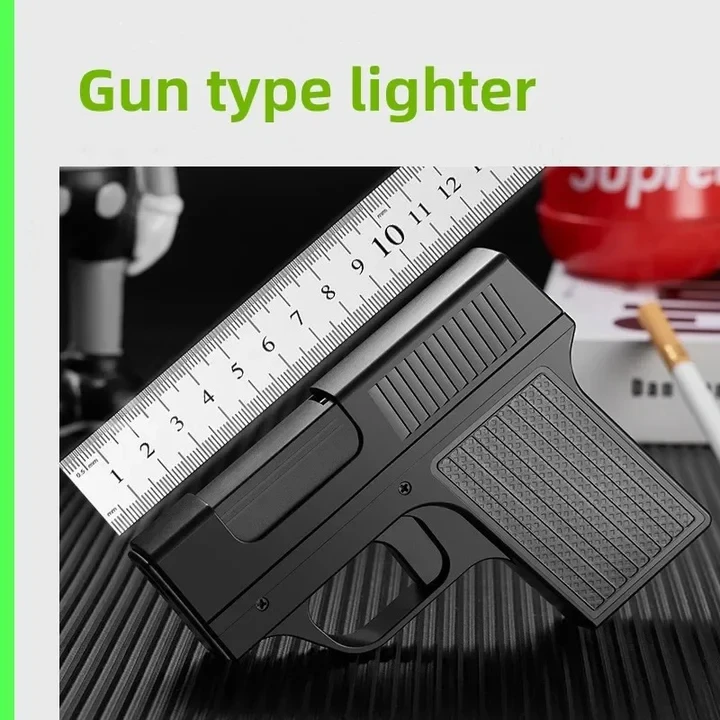 Pistol Lighter Torch Gas Gun Lighters Cigarette Case - 3