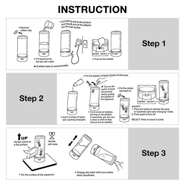 Jelly Fish Led Lamp - 5