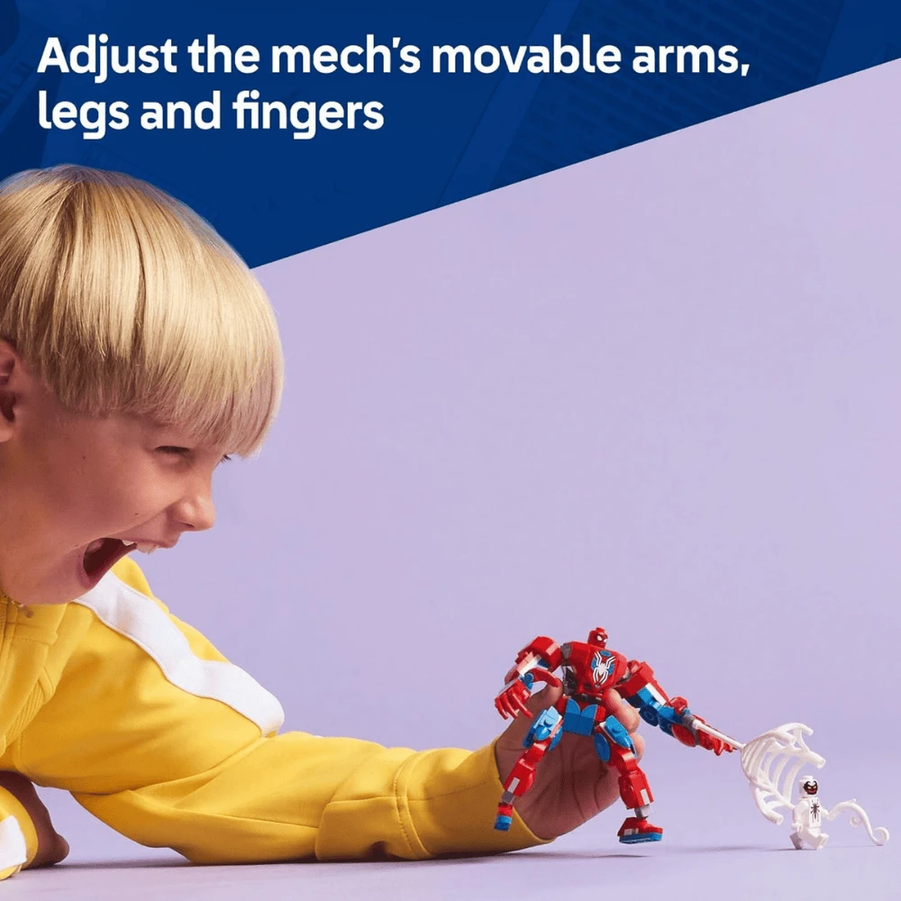 LEGO Marvel Spider-Man Mech Vs. Anti-Venom Building Set - 2