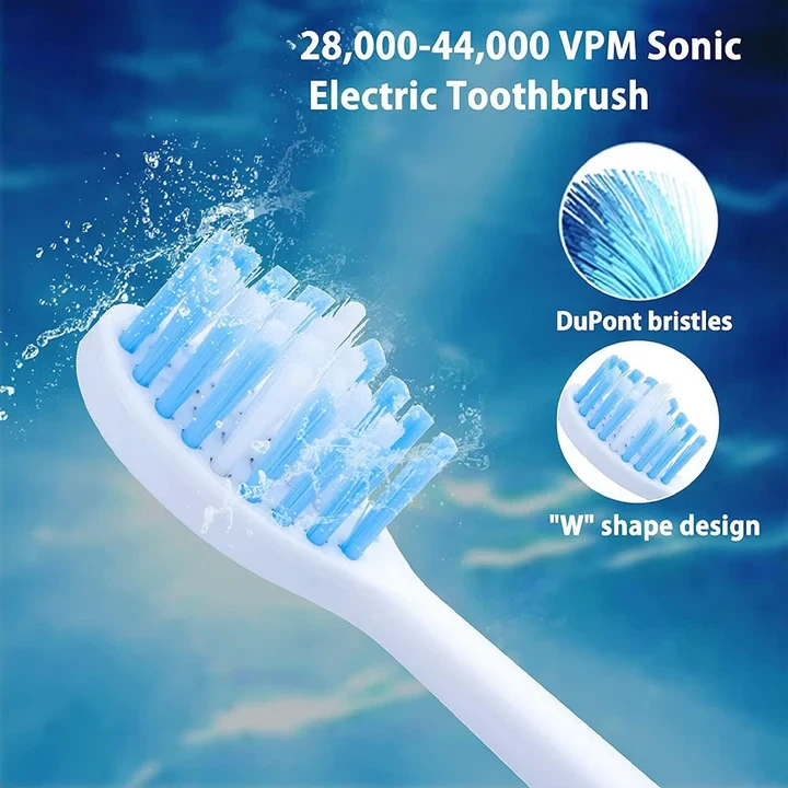 Electric Teeth Cleaner 2 In 1 Electric Teeth With Toothbrush Head - 6