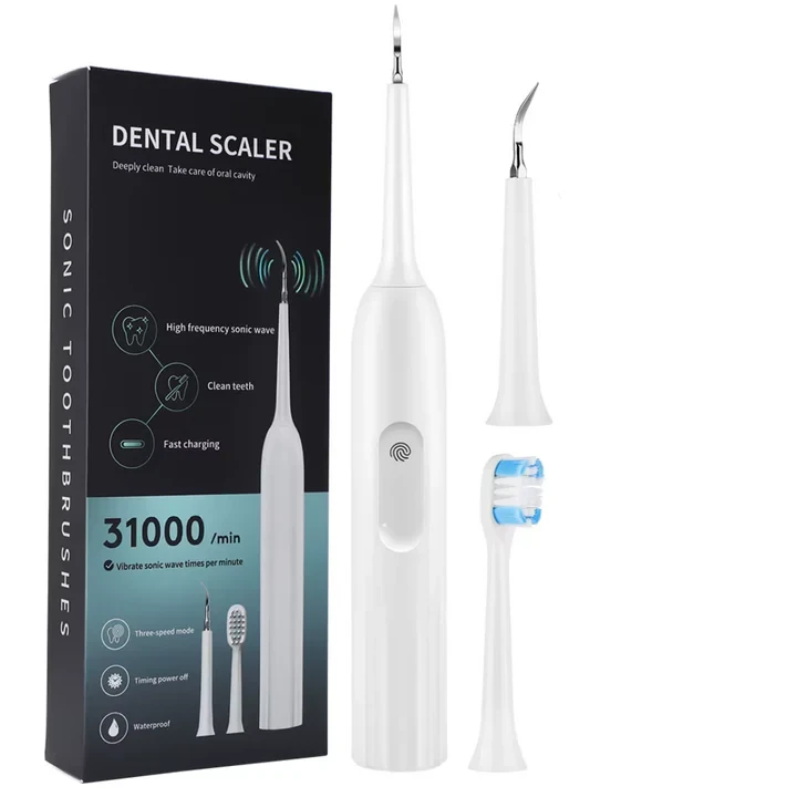 Electric Teeth Cleaner 2 In 1 Electric Teeth With Toothbrush Head