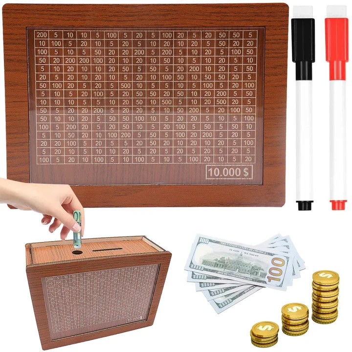 Wood Money Saving Box - 6