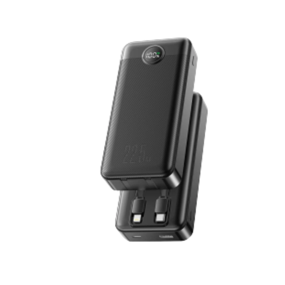 Power Bank 20000mAh 2IN1 Built In Charging Cables - 2